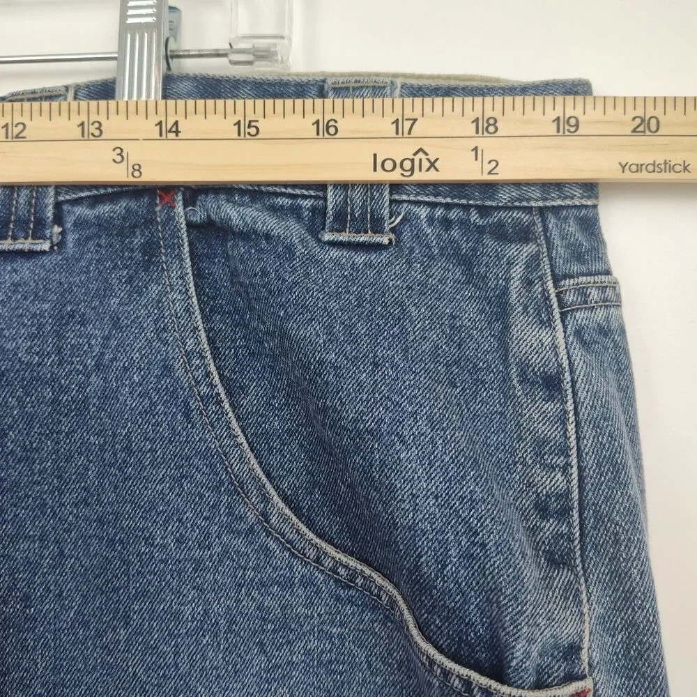 Vintage Y2K Ecko Unltd. men's jeans, 42 x 33, straight leg baggy, medium‎ blue